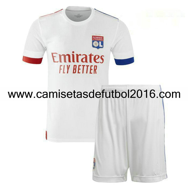 camiseta primera equipacion del Lyon 2020-2021 nino